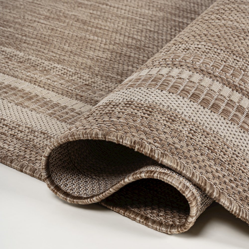 Lido Traditional Casual Pinstripe Border Indoor/Outdoor Area Rug. Picture 5
