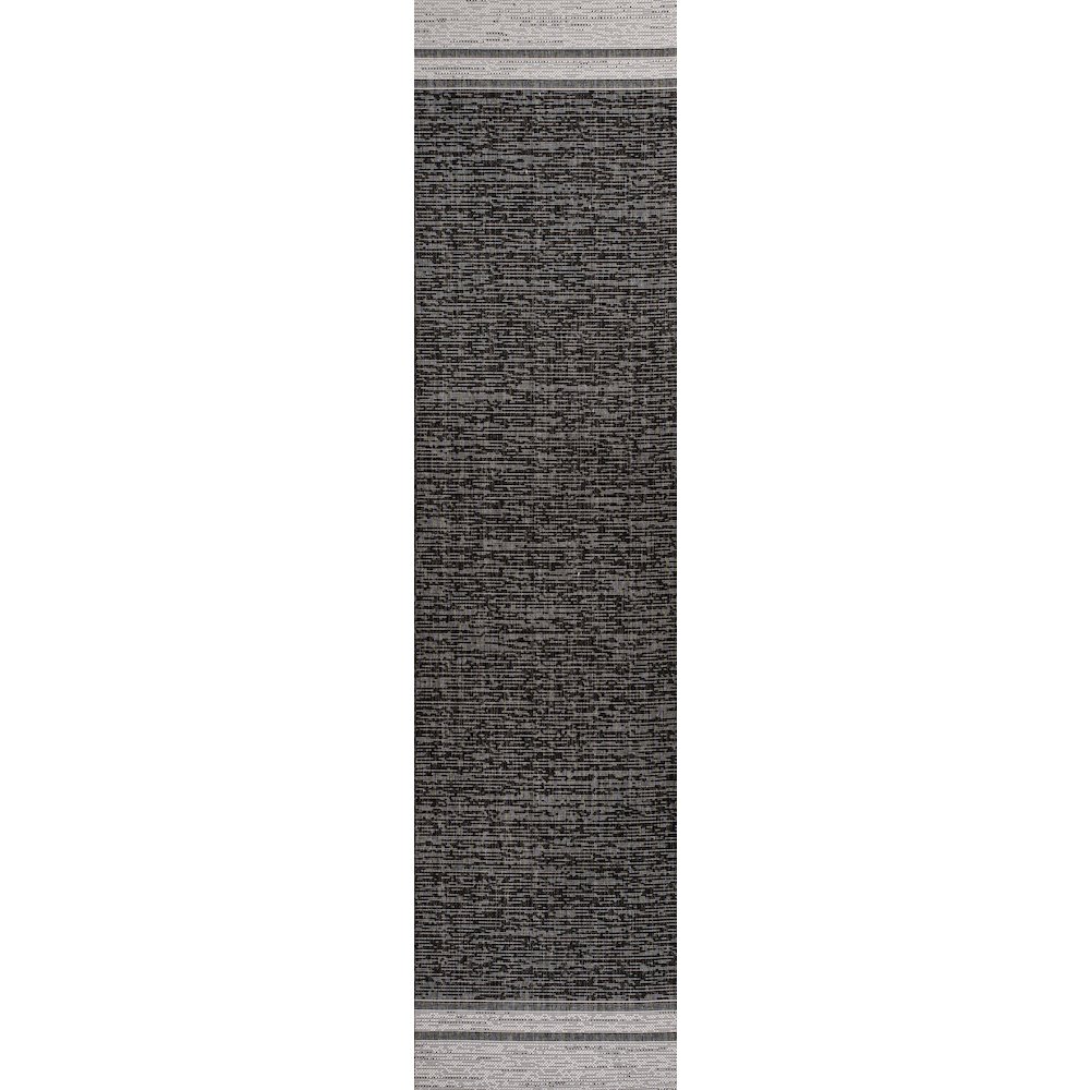 Alda Modern Minimalist Mingled Indoor/Outdoor Area Rug. Picture 3