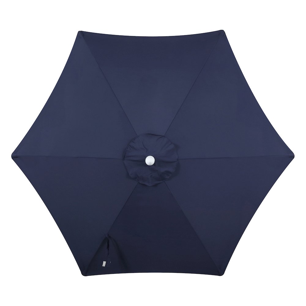 Collins 9 ft. Bohemian Fringe Outdoor Patio Umbrella with Crank Lift and Tilt. Picture 3