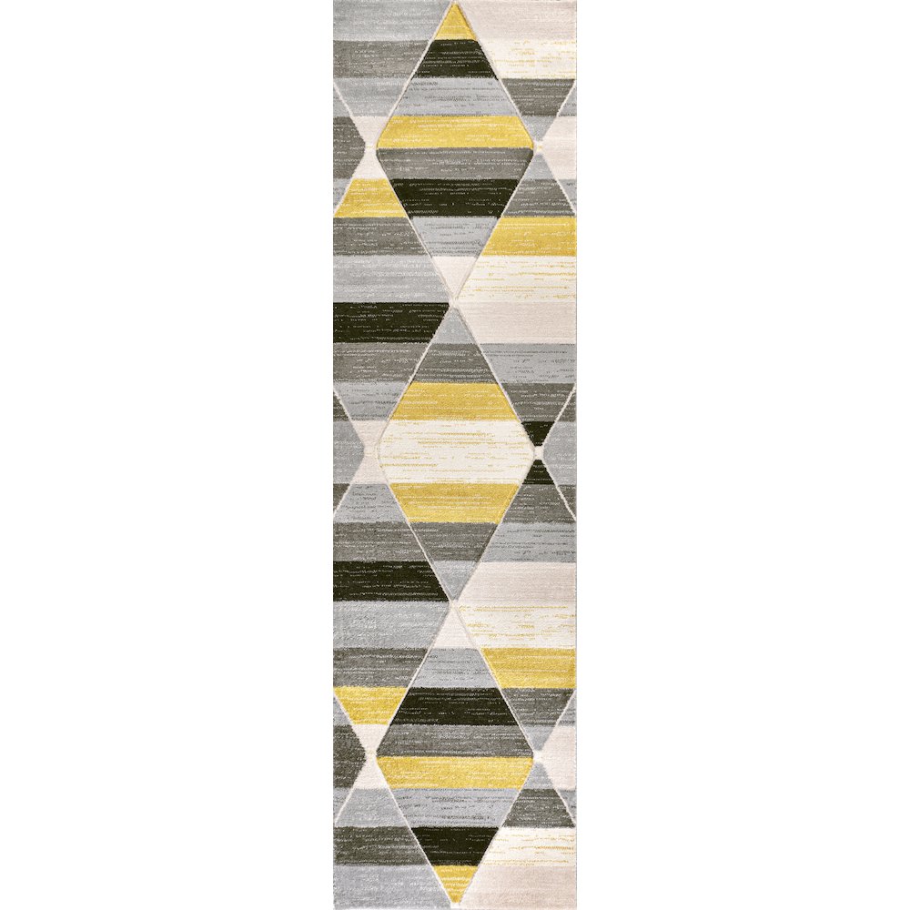 Kehoe Retro Diamonds Geometric Area Rug. Picture 1