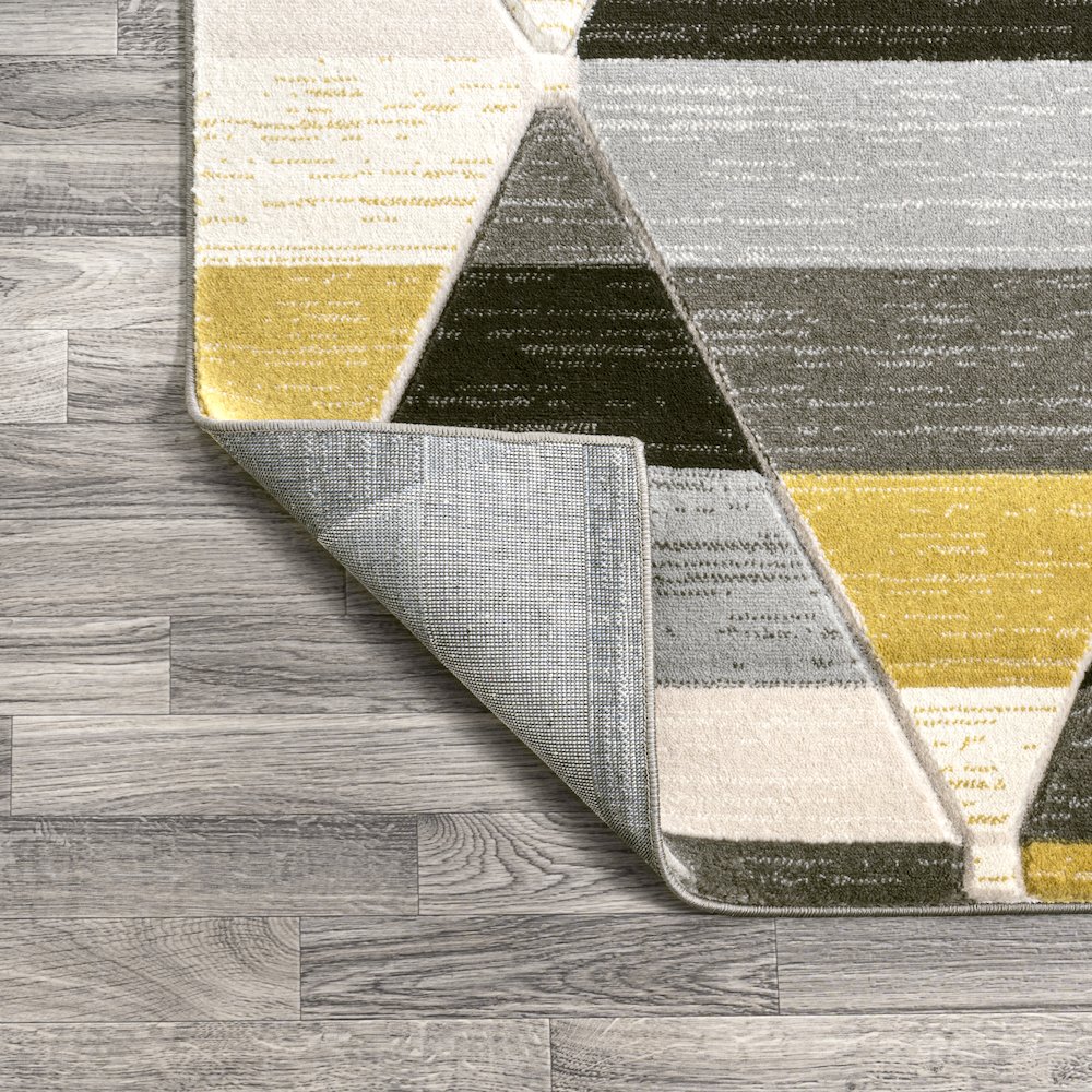 Kehoe Retro Diamonds Geometric Area Rug. Picture 3