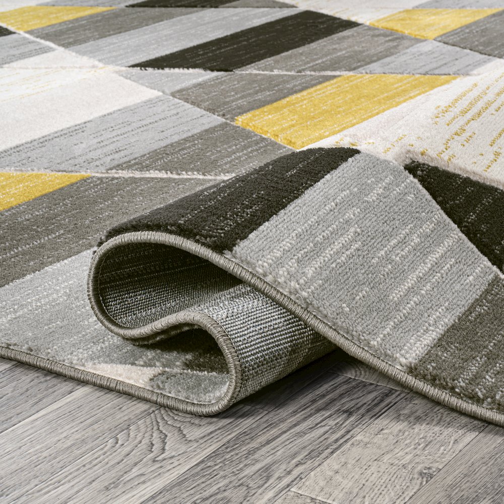 Kehoe Retro Diamonds Geometric Area Rug. Picture 6