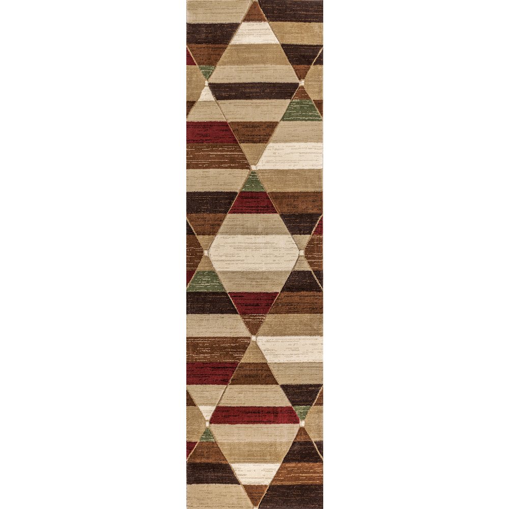 Kehoe Retro Diamonds Geometric Area Rug. Picture 1