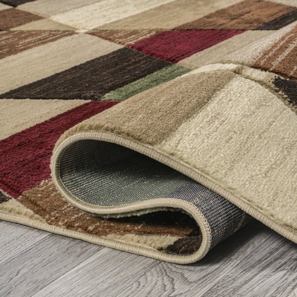 Kehoe Retro Diamonds Geometric Area Rug. Picture 6