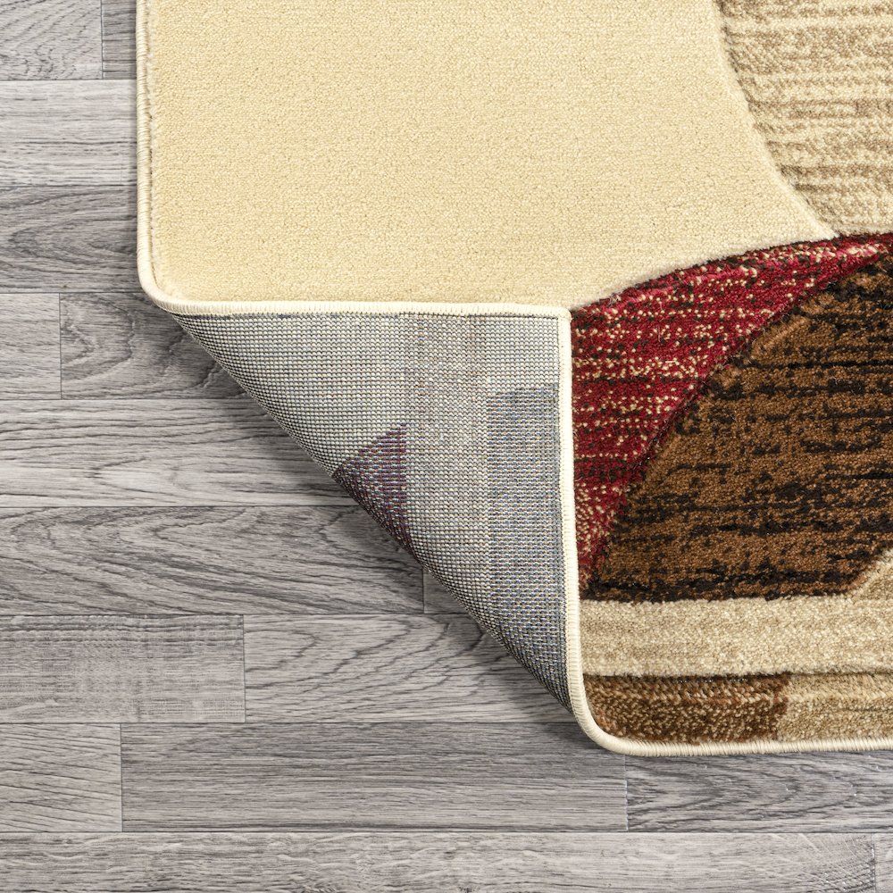 Tamara Retro Abstract Arches Area Rug. Picture 3