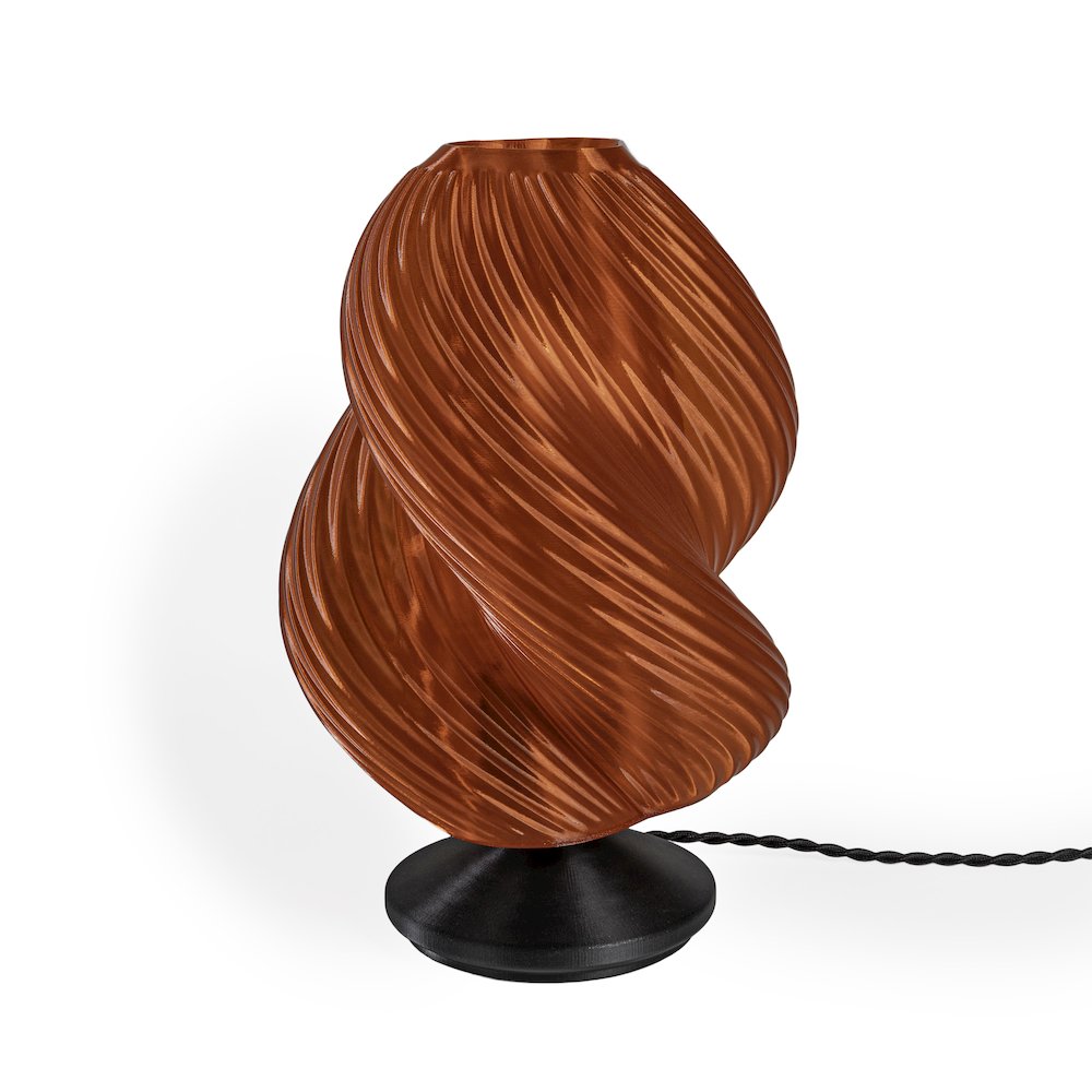 Gema Mid-Century Coastal Plant-Based Pla 3D Printed Dimmable Led Table Lamp. Picture 2