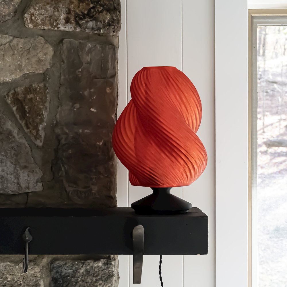 Gema Mid-Century Coastal Plant-Based Pla 3D Printed Dimmable Led Table Lamp. Picture 1