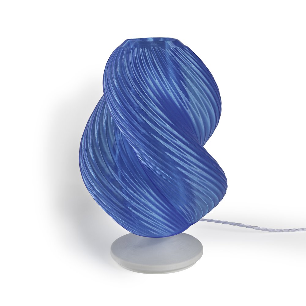 Gema Mid-Century Coastal Plant-Based Pla 3D Printed Dimmable Led Table Lamp. Picture 2