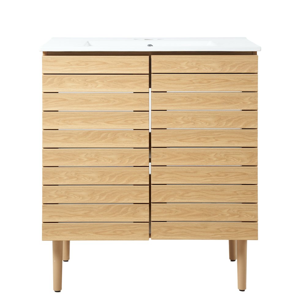 2-Shelf Bath Vanity Cabinet Only (Sink Basin Not Included). Picture 2