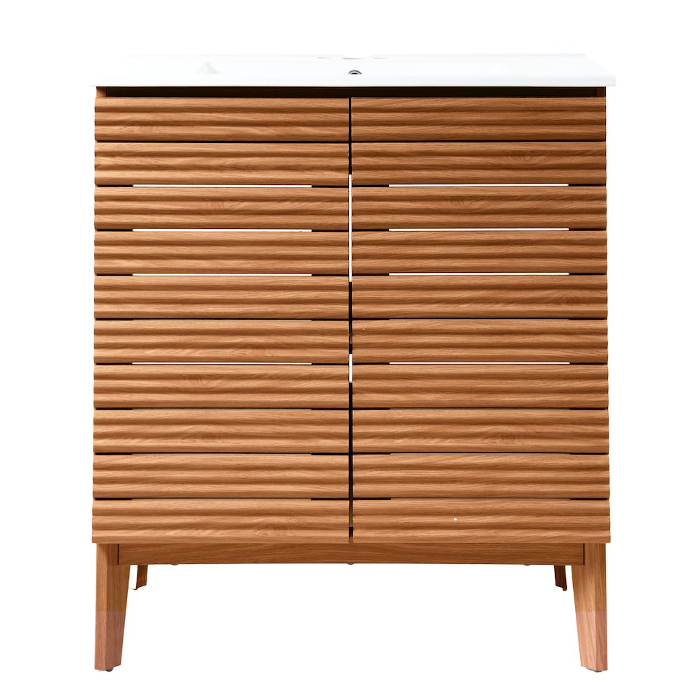 2-Shelf Bath Vanity Cabinet Only (Sink Basin Not Included). Picture 2
