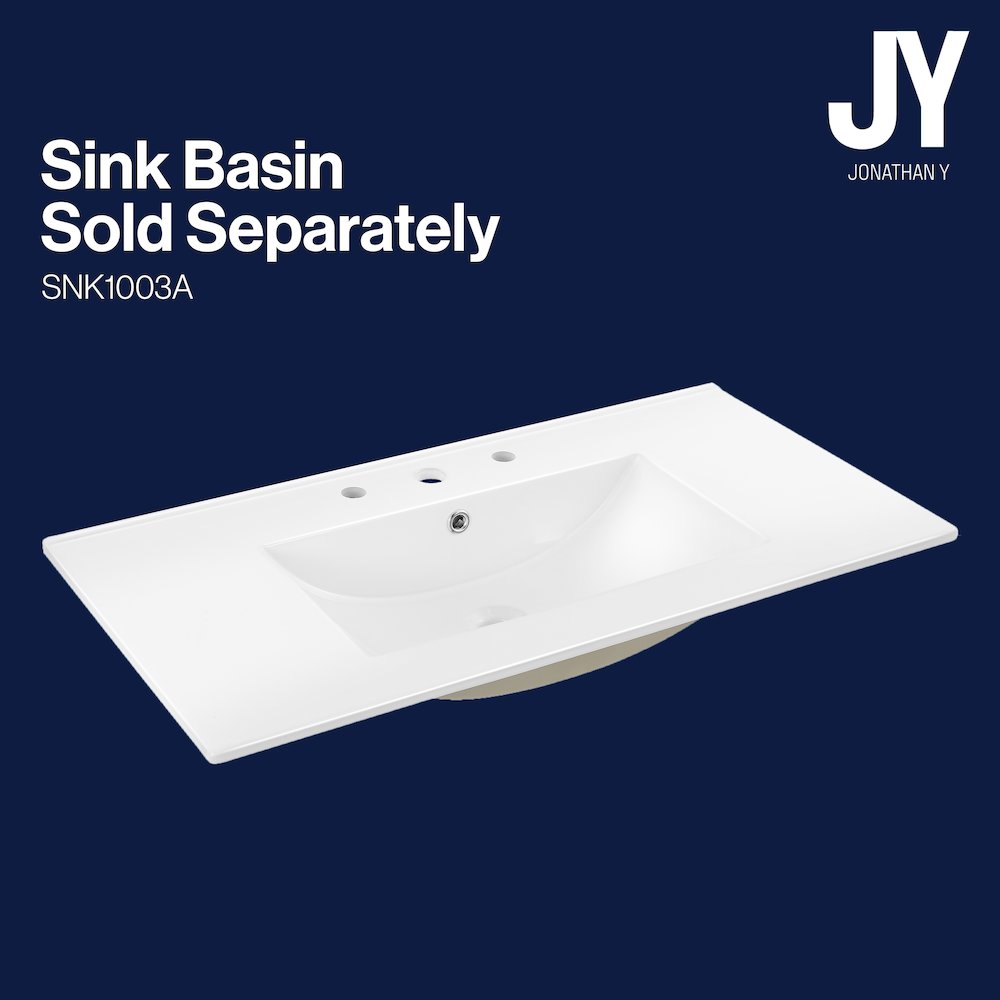 2-Shelf Bath Vanity Cabinet Only (Sink Basin Not Included). Picture 6