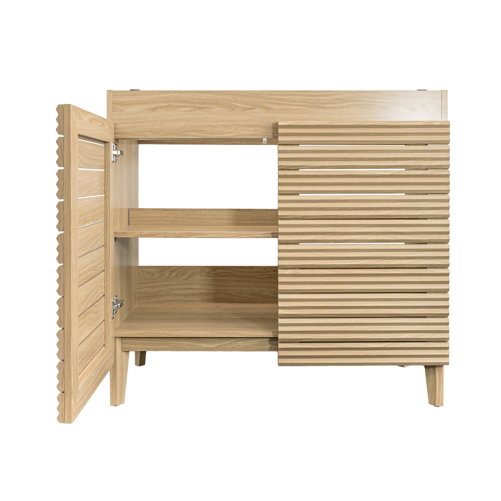 2-Shelf Bath Vanity Cabinet Only (Sink Basin Not Included). Picture 5
