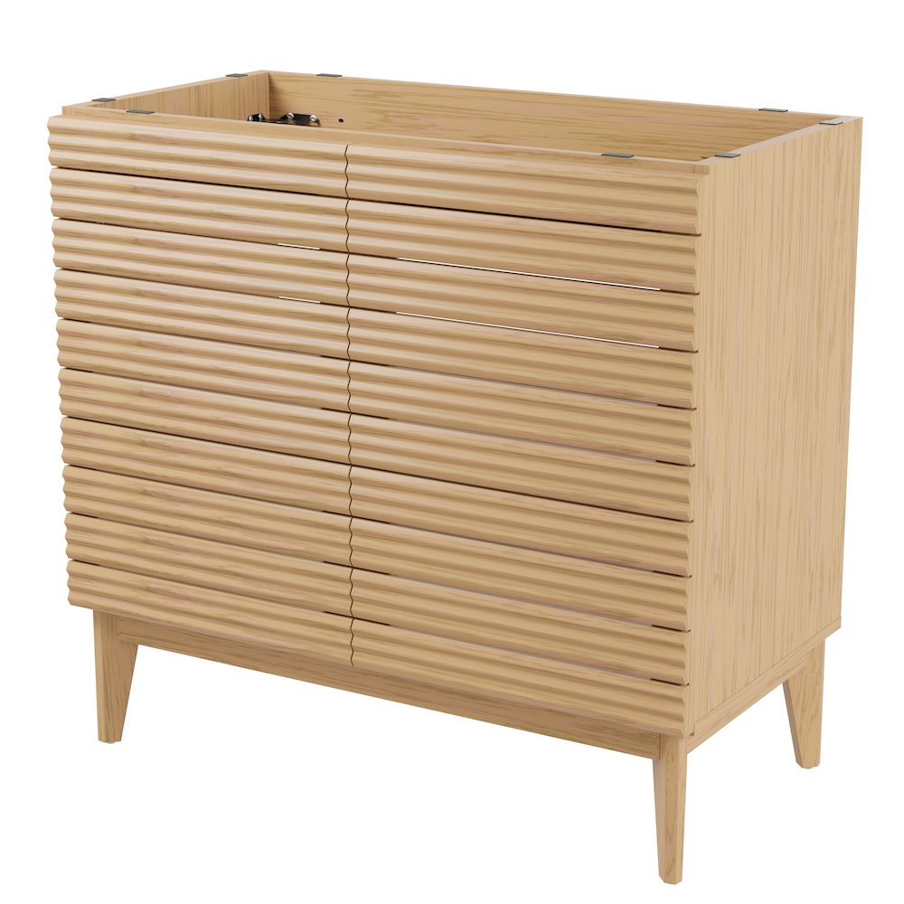 2-Shelf Bath Vanity Cabinet Only (Sink Basin Not Included). Picture 2