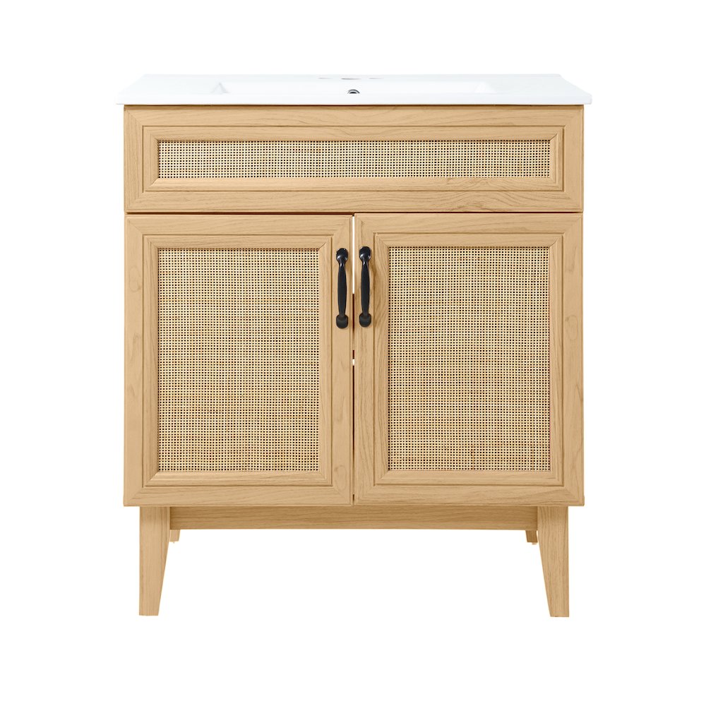 2-Shelf Bath Vanity Cabinet Only (Sink Basin Not Included). Picture 2