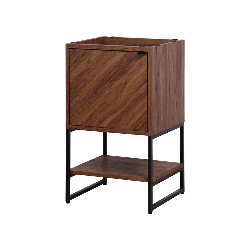 Juhl 20 in. W x 18 in. D x 33 in. H Chevron-Front 2-Shelf Freestanding Bathroom. Picture 1