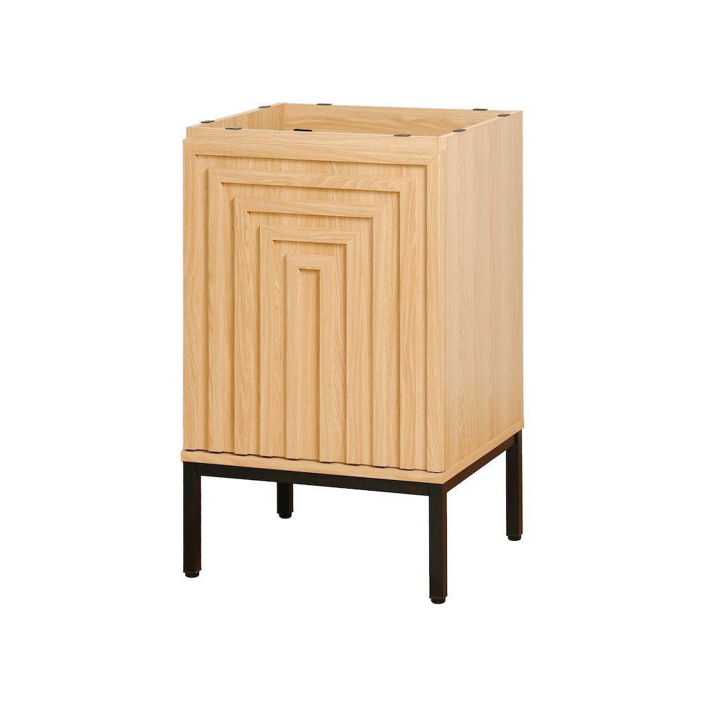 Rowan 20 in. W x 18 in. D x 33 in. H Geometric 2-Shelf Soft-Close Bathroom. Picture 1