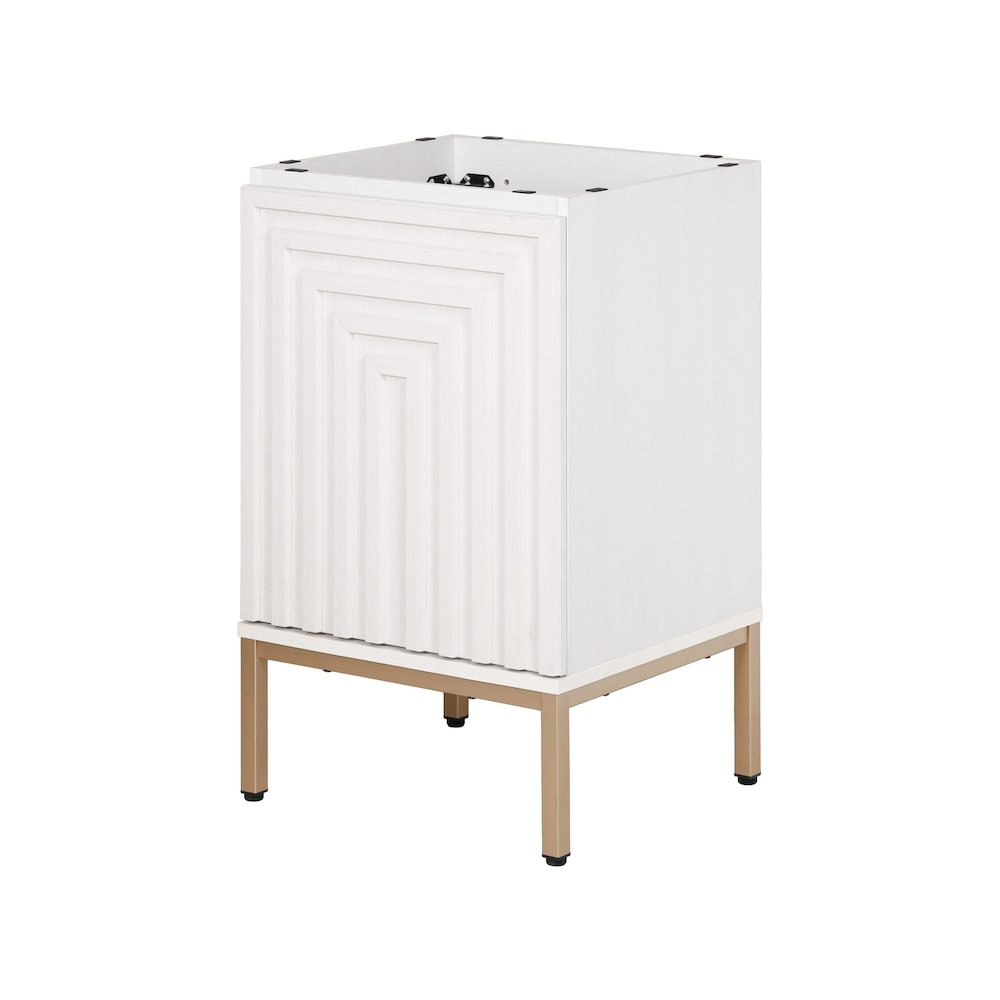 Rowan 20 in. W x 18 in. D x 33 in. H Geometric 2-Shelf Soft-Close Bathroom. Picture 1