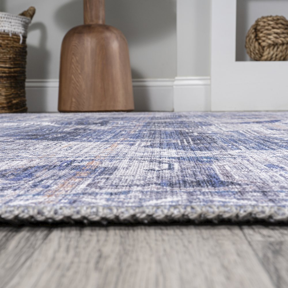 Alanya Ornate Medallion Washable Indoor/Outdoor Area Rug. Picture 9