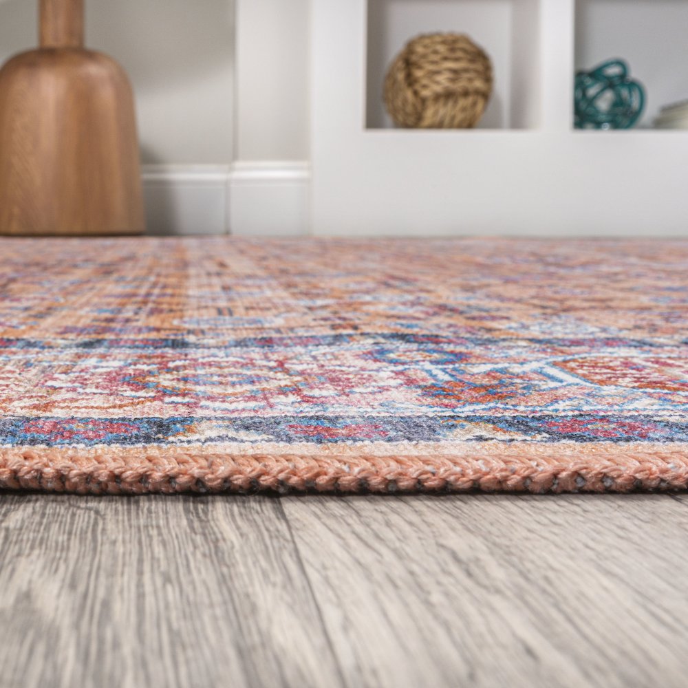 Kemer All Over Persian Washable Indoor/Outdoor Area Rug. Picture 9