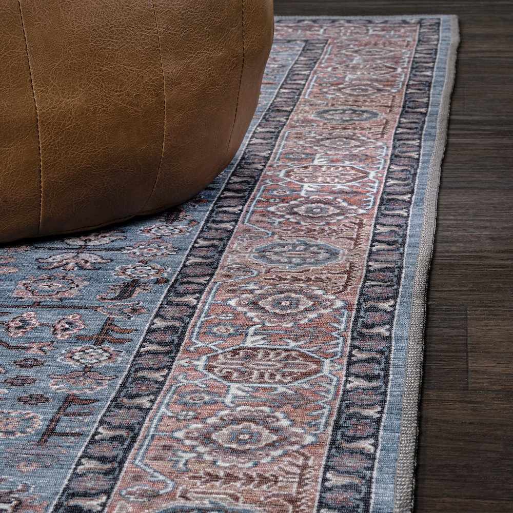 Kemer All-Over Persian Machine-Washable Runner Rug. Picture 3