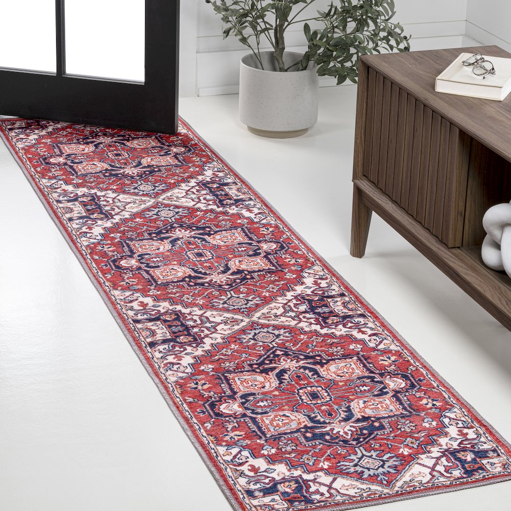Cirali Ornate Large Medallion Washable Indoor/Outdoor Area Rug. Picture 2