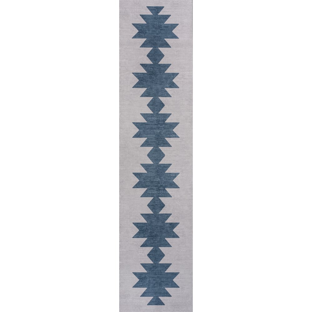 Chayton Minimalist Geometric Machine-Washable Area Rug. Picture 4
