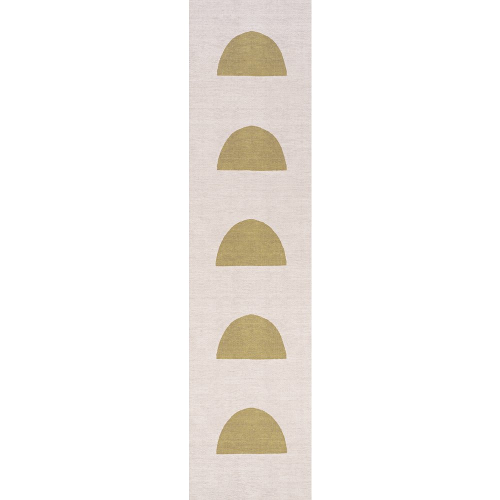 Luola Minimalist Geometric Machine Washable Area Rug. Picture 1