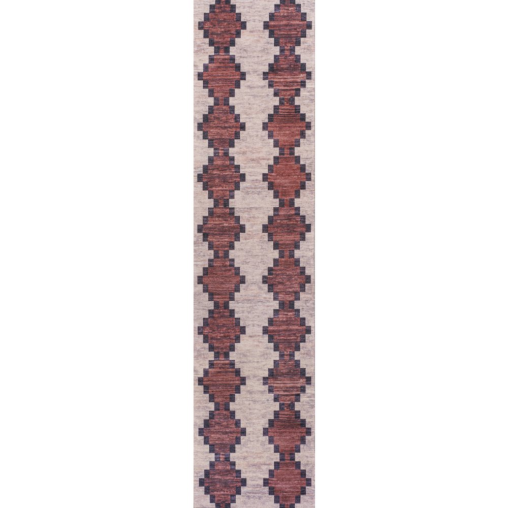 Timantii Modern Trellis Kilim Area Rug. Picture 1