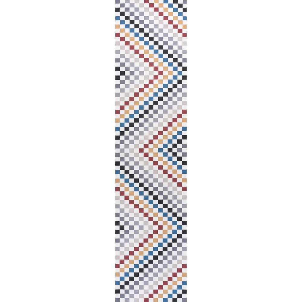 Sloane Classic 2-Stripe Border Washable Area Rug. Picture 4