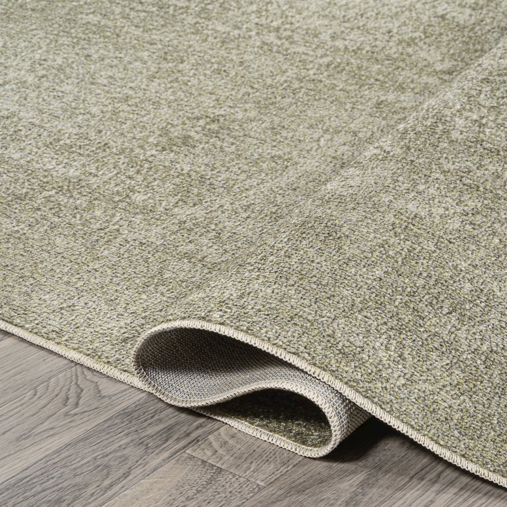 Twyla Classic Solid Low-Pile Machine-Washable Runner Rug. Picture 4