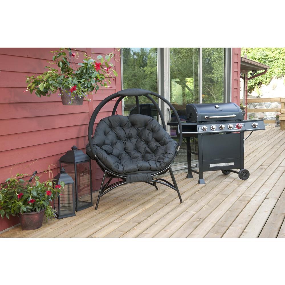 Cozy Ball Chair in Overland Black. Picture 3