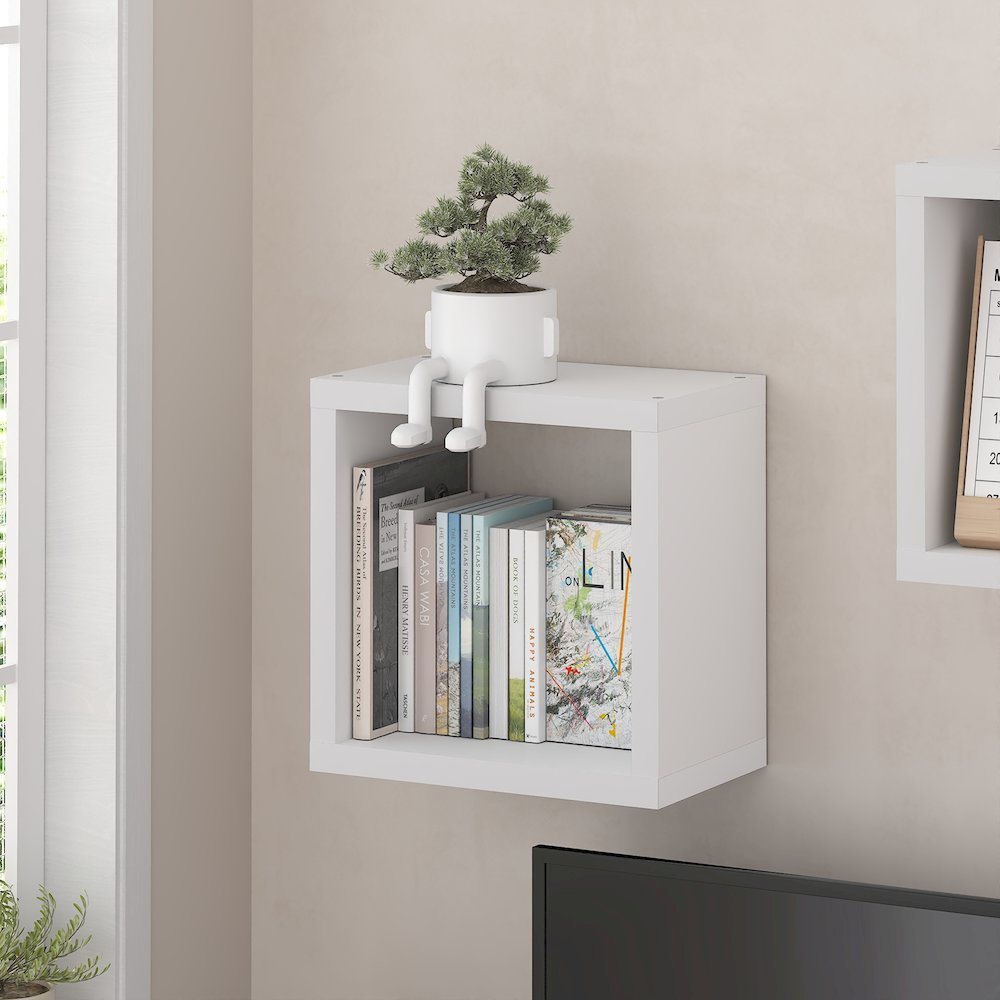 CUBICLE Floating Shelves for Wall, Cube Wall Shelf, Extra Thick. Picture 4