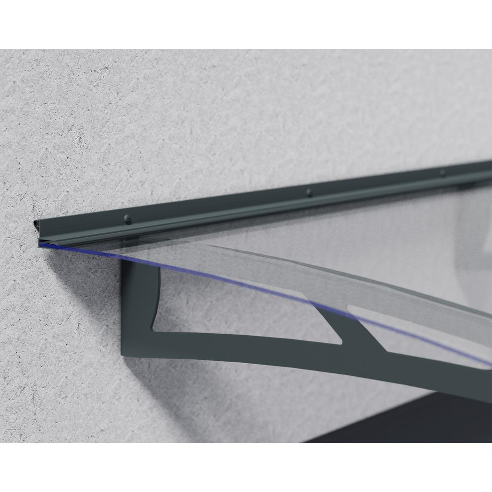 Aquila 3000 10' x 3' Awning - Clear. Picture 6