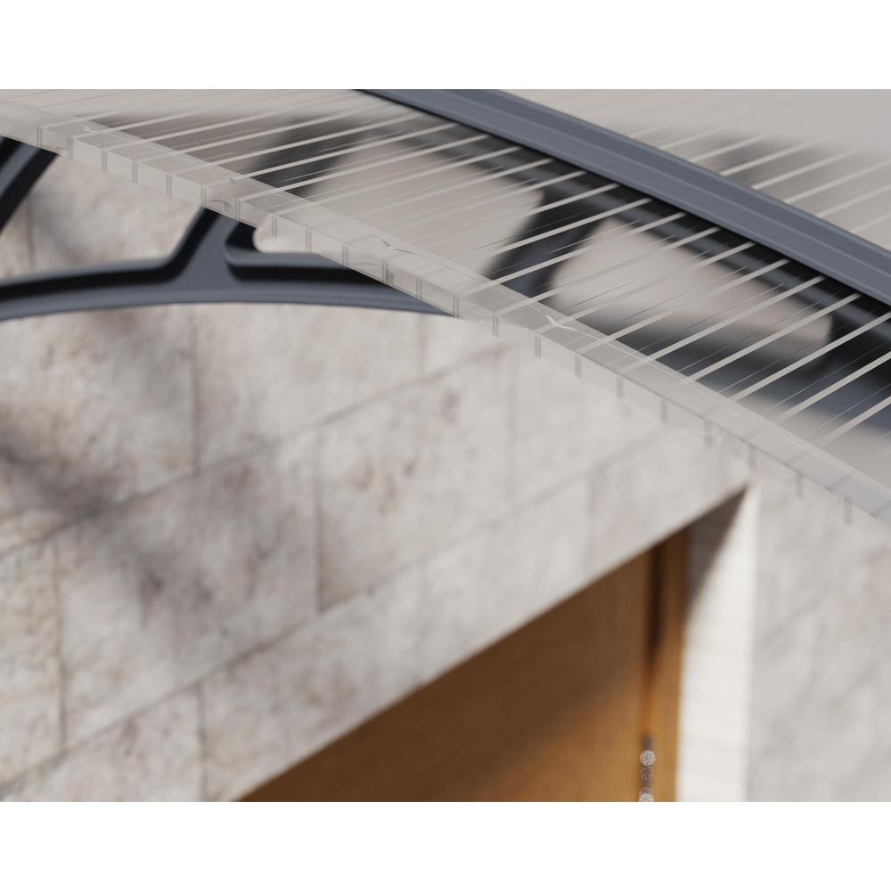 Neo 2360 8' x 3' Awning - Gray/Clear. Picture 5