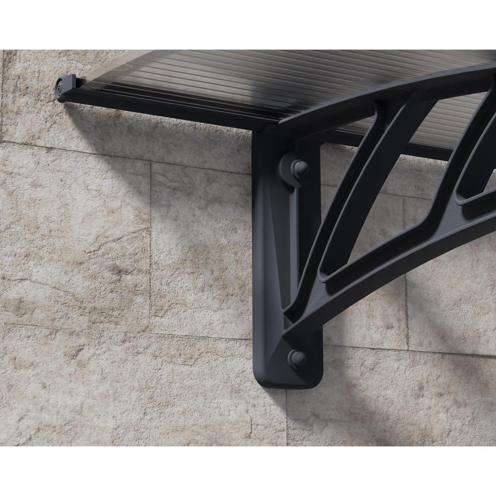 Neo 2360 8' x 3' Awning - Gray/Clear. Picture 8