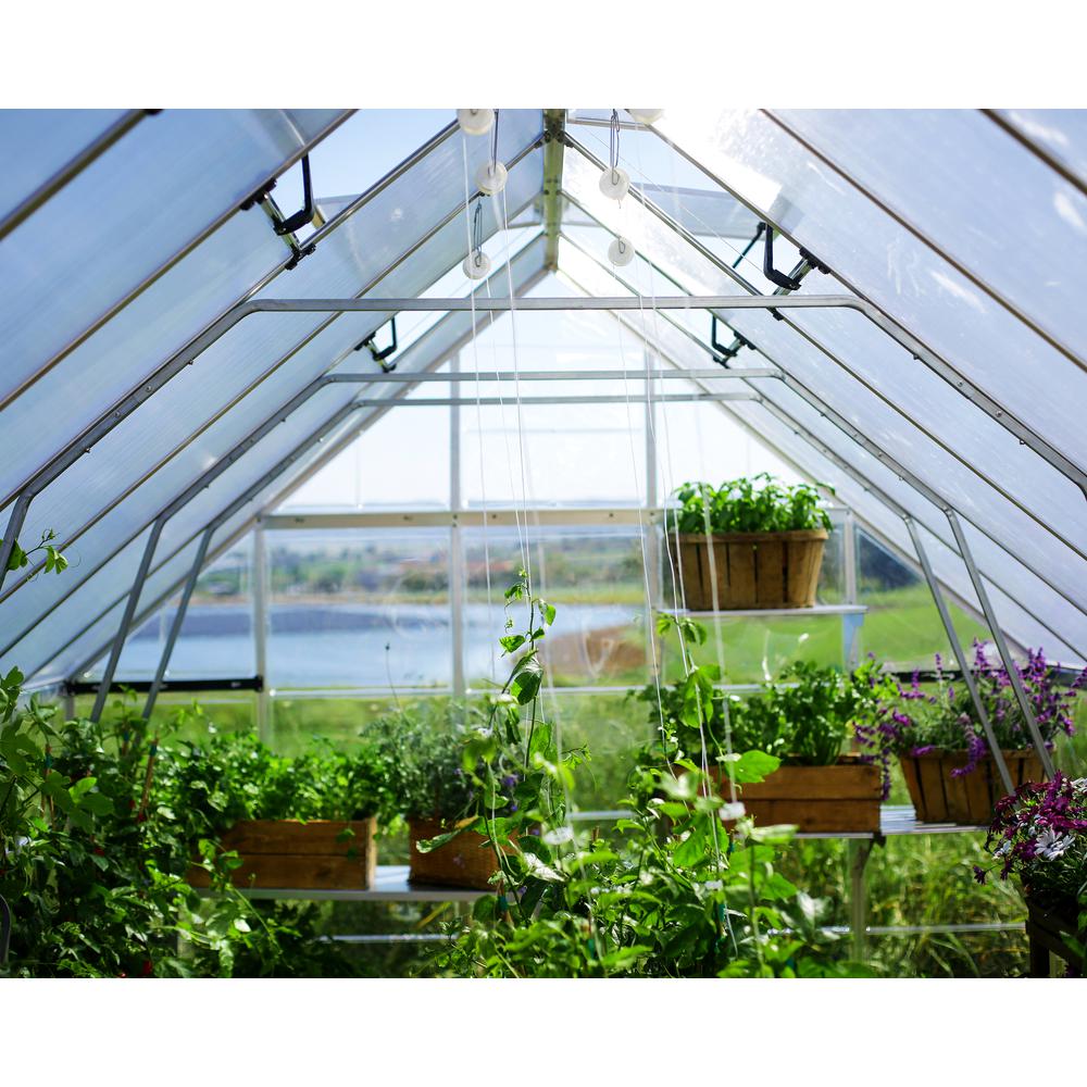 Balance 10' x 16' Greenhouse - Silver. Picture 2