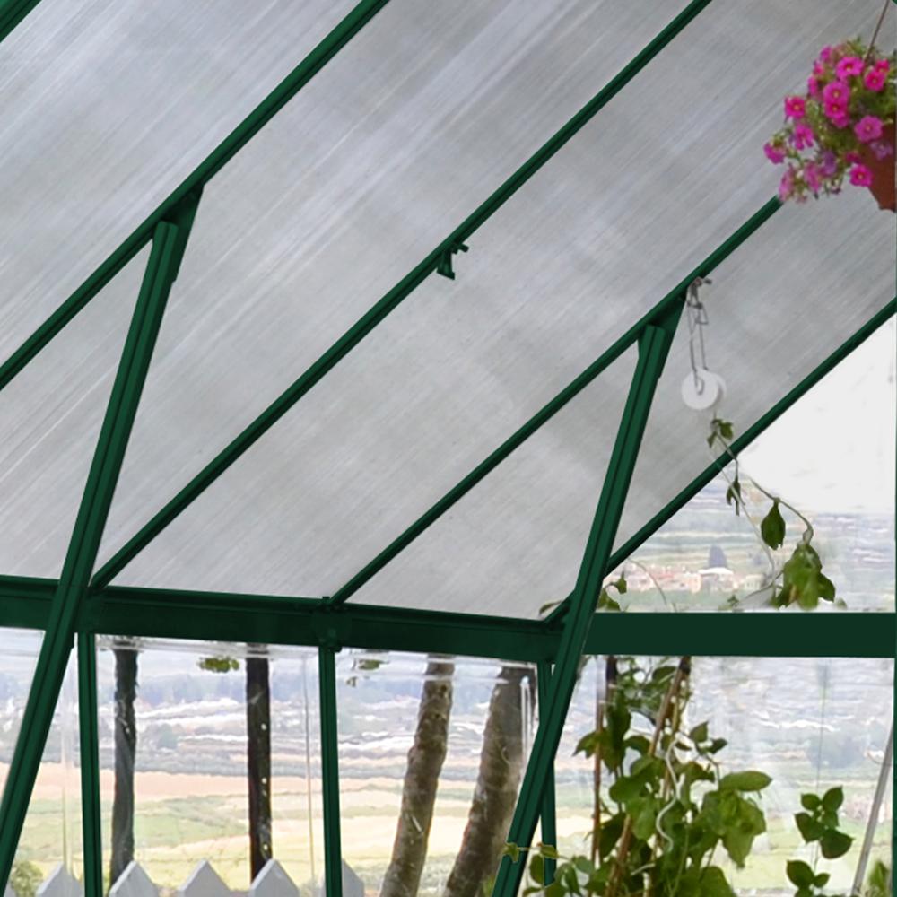 Balance 8' x 12' Greenhouse - Green. Picture 9