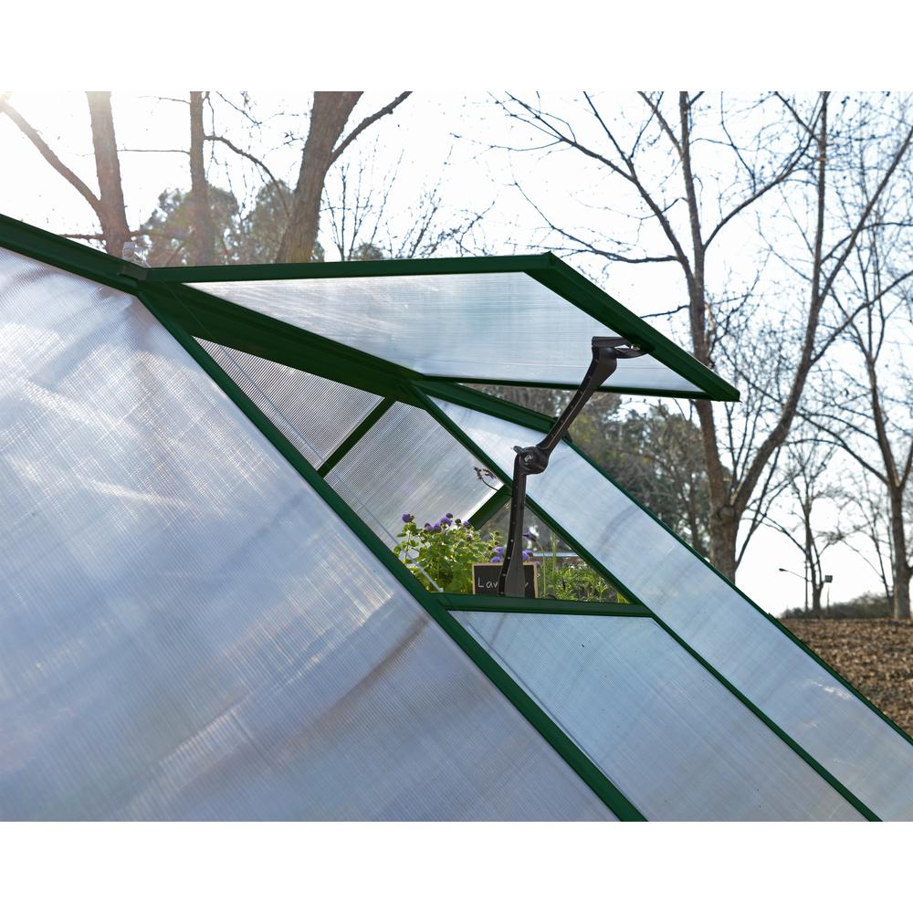 Balance 8' x 12' Greenhouse - Green. Picture 10