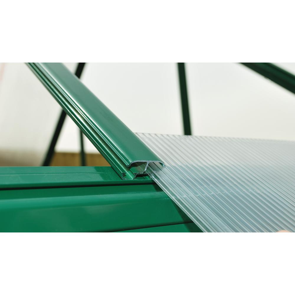 Mythos 6' x 8' Greenhouse - Green. Picture 8