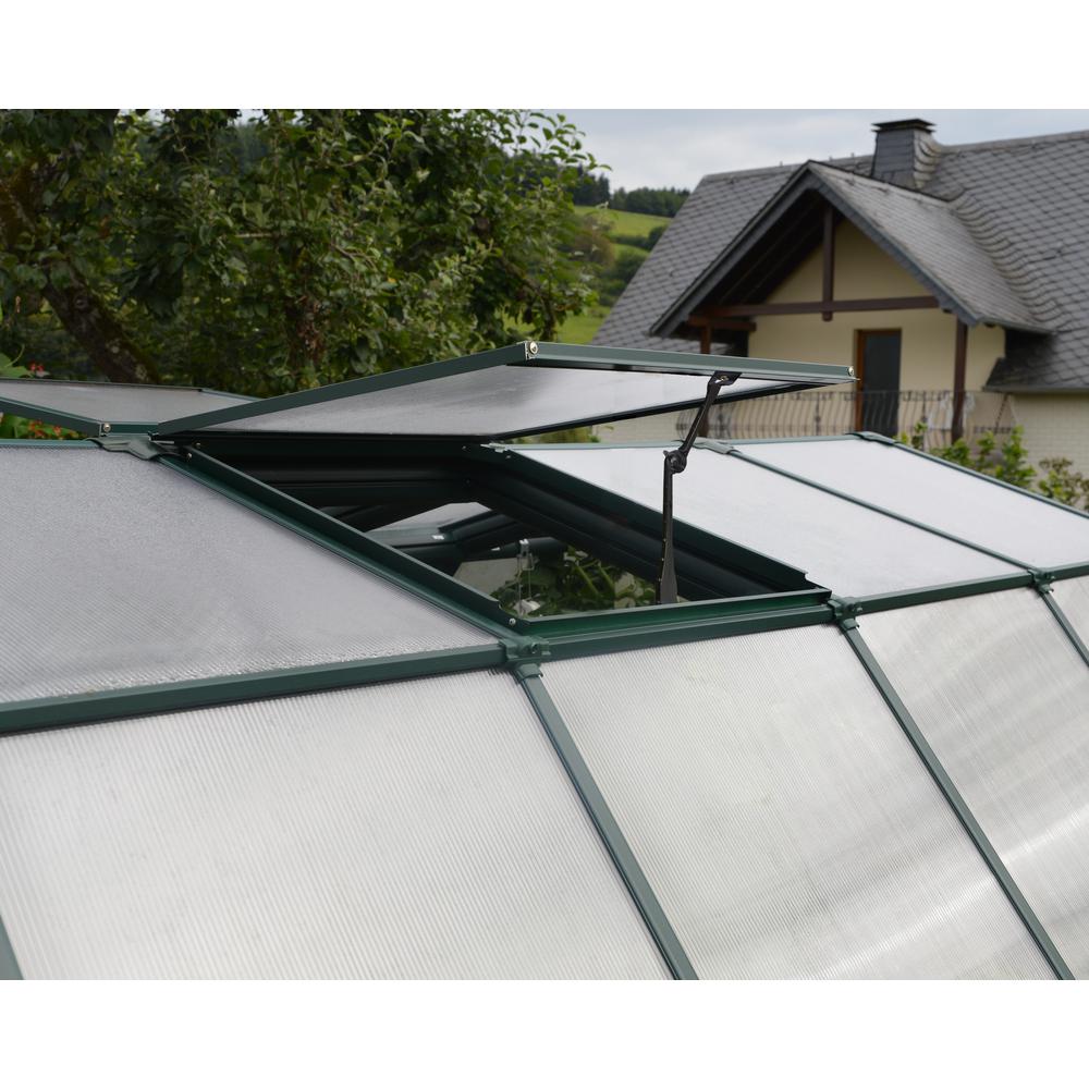 Grand Gardener 8' x 12' Greenhouse - Clear. Picture 13