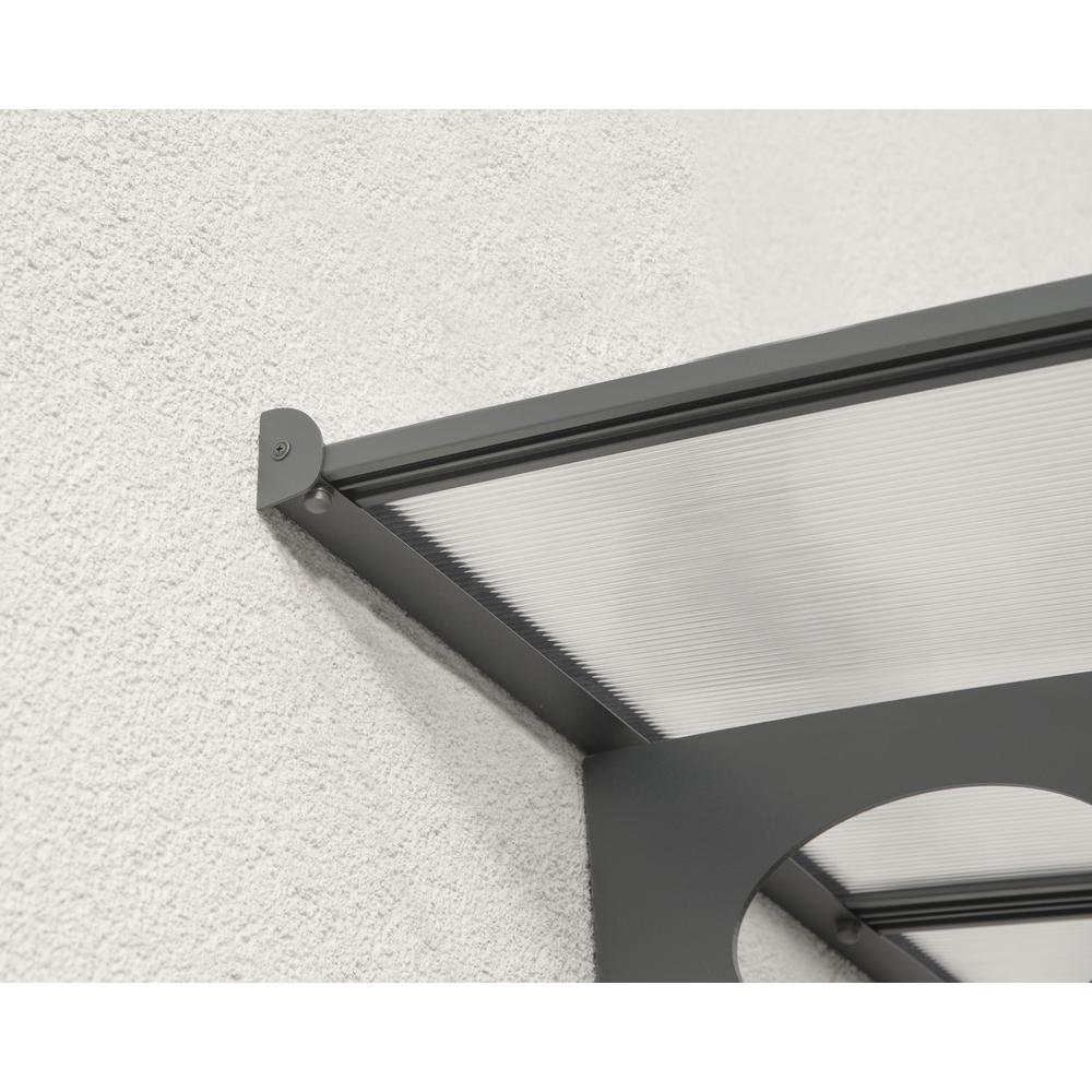 Herald 6690 22' x 5' Awning - Gray/Mist. Picture 6