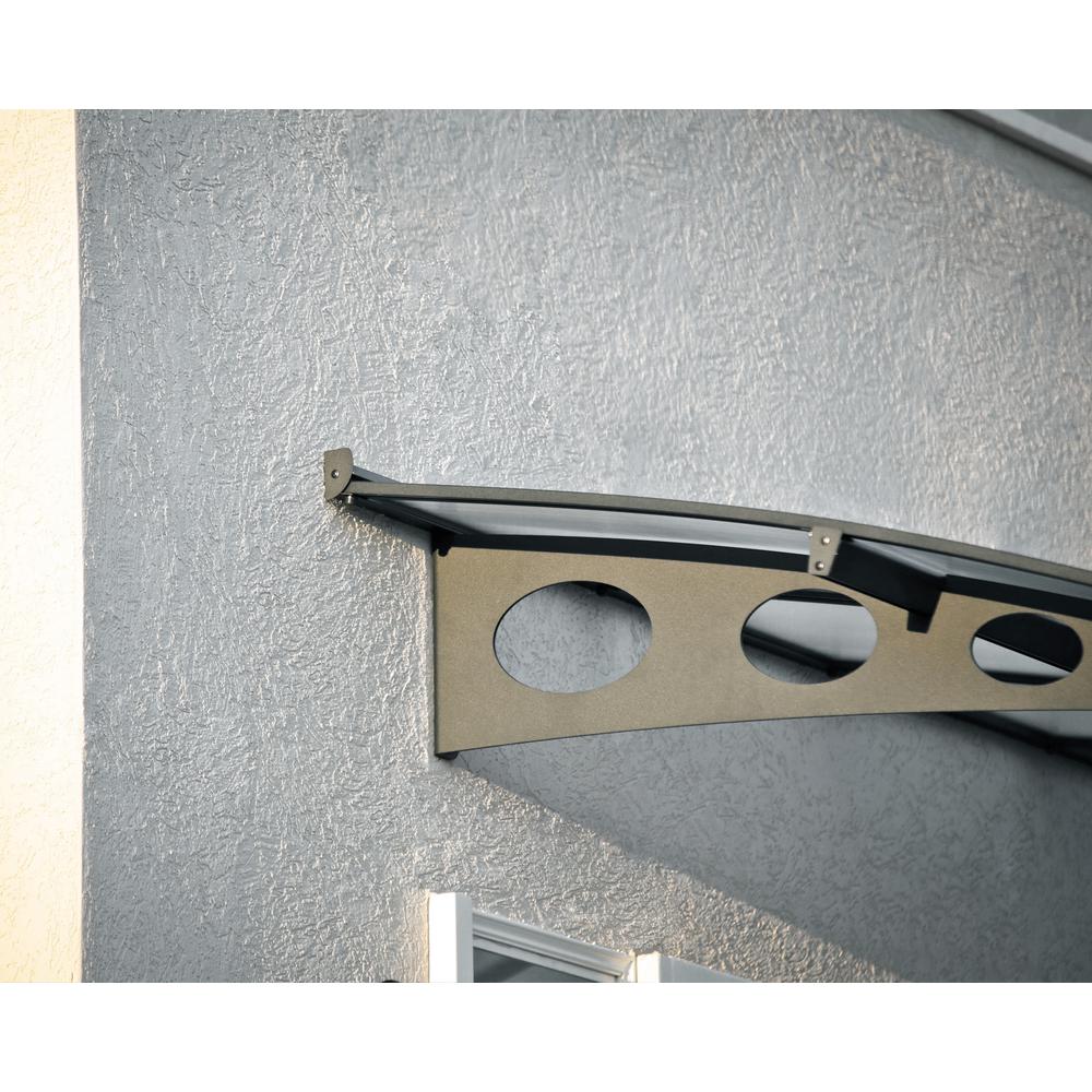 Herald 6690 22' x 5' Awning - Gray/Mist. Picture 2