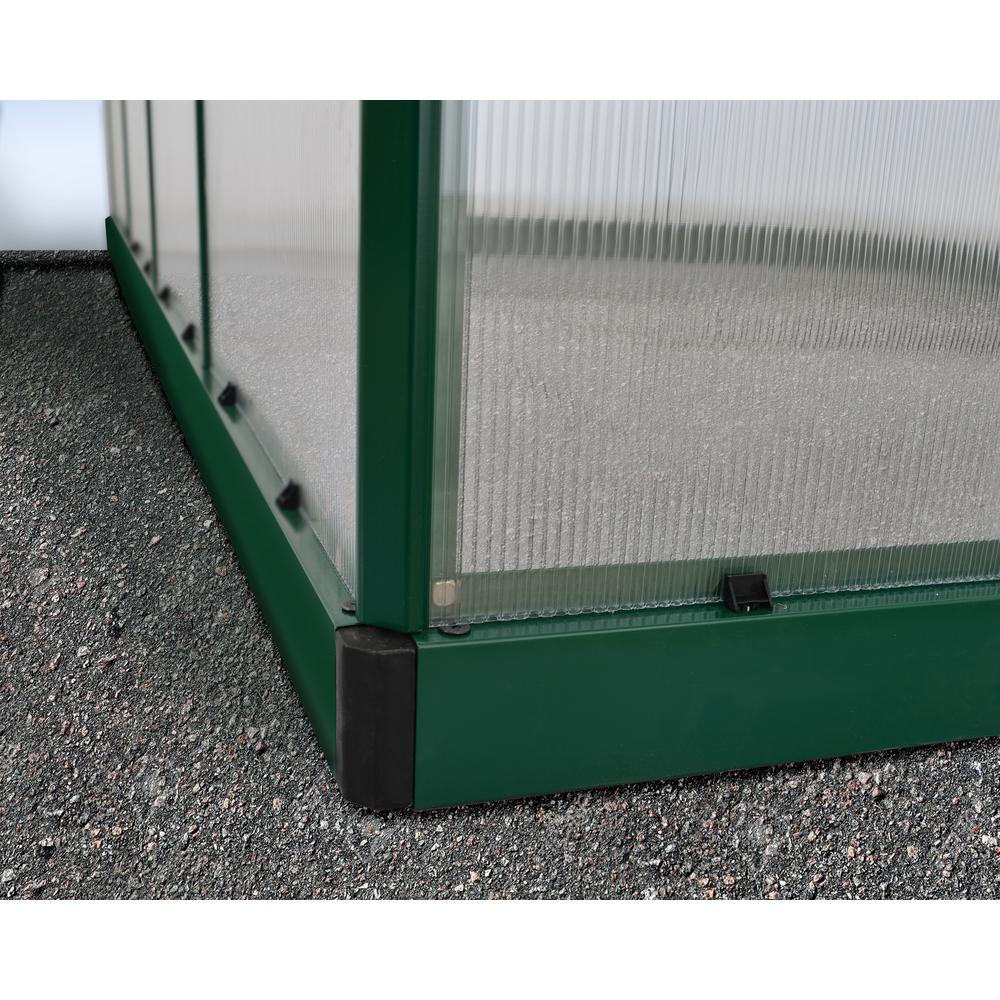 Mythos 6' x 8' Greenhouse - Green. Picture 6