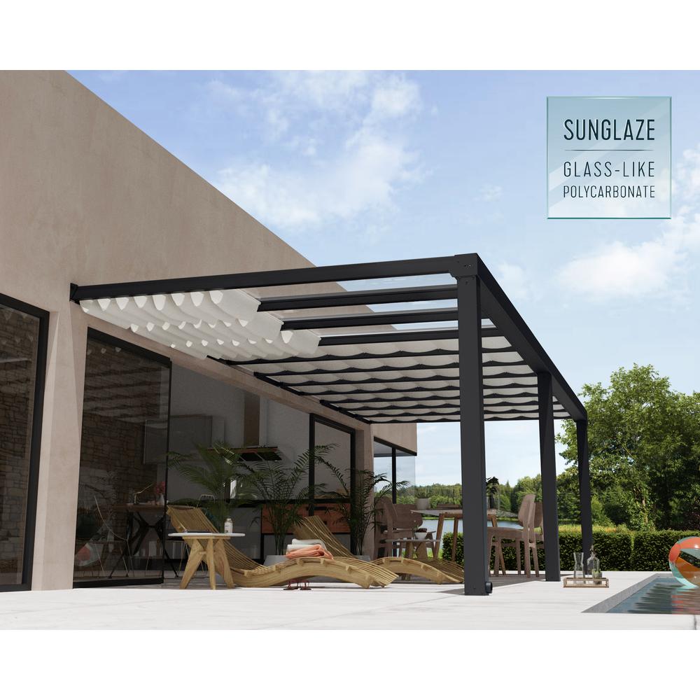 Stockholm Patio Cover Roof Blinds 11' x 24'. Picture 5