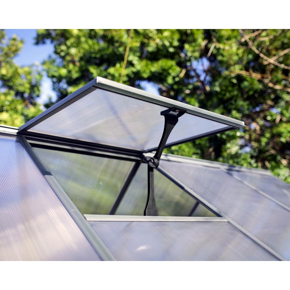 Mythos 6' x 8' Greenhouse - Gray. Picture 31