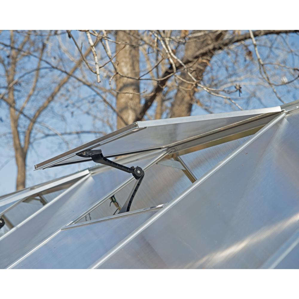 Mythos 6' x 8' Greenhouse - Silver. Picture 3