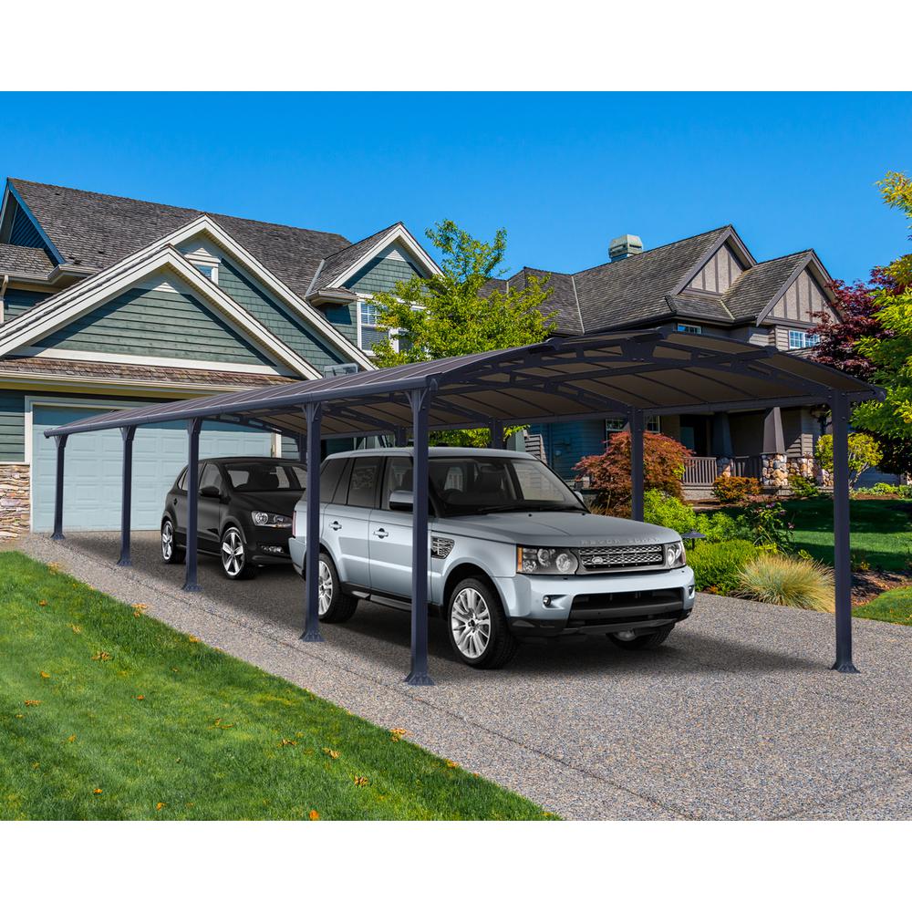 Arcadia 10600 12' x 35' Carport. Picture 3