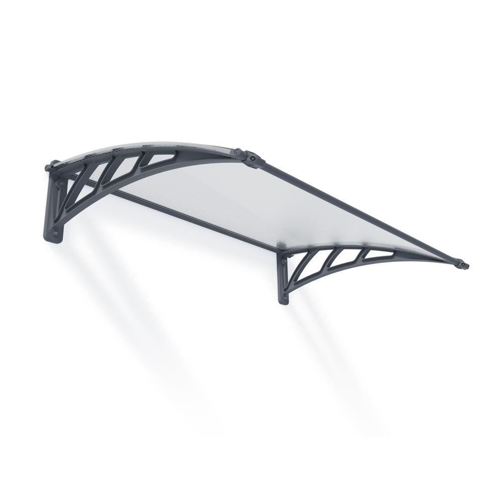 Neo 1180 4' x 3' Awning - Gray/Clear. Picture 1