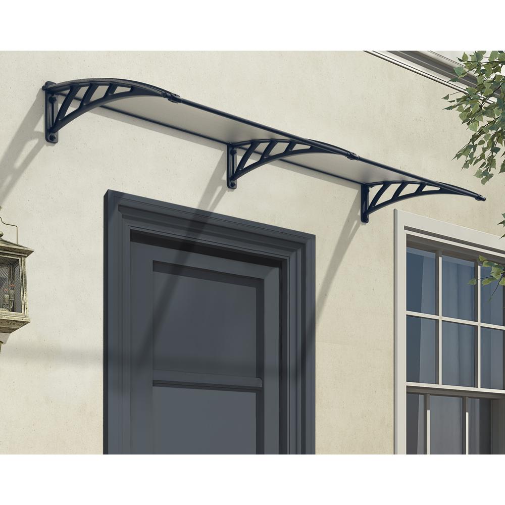 Neo 2360 8' x 3' Awning - Gray/Clear. Picture 3
