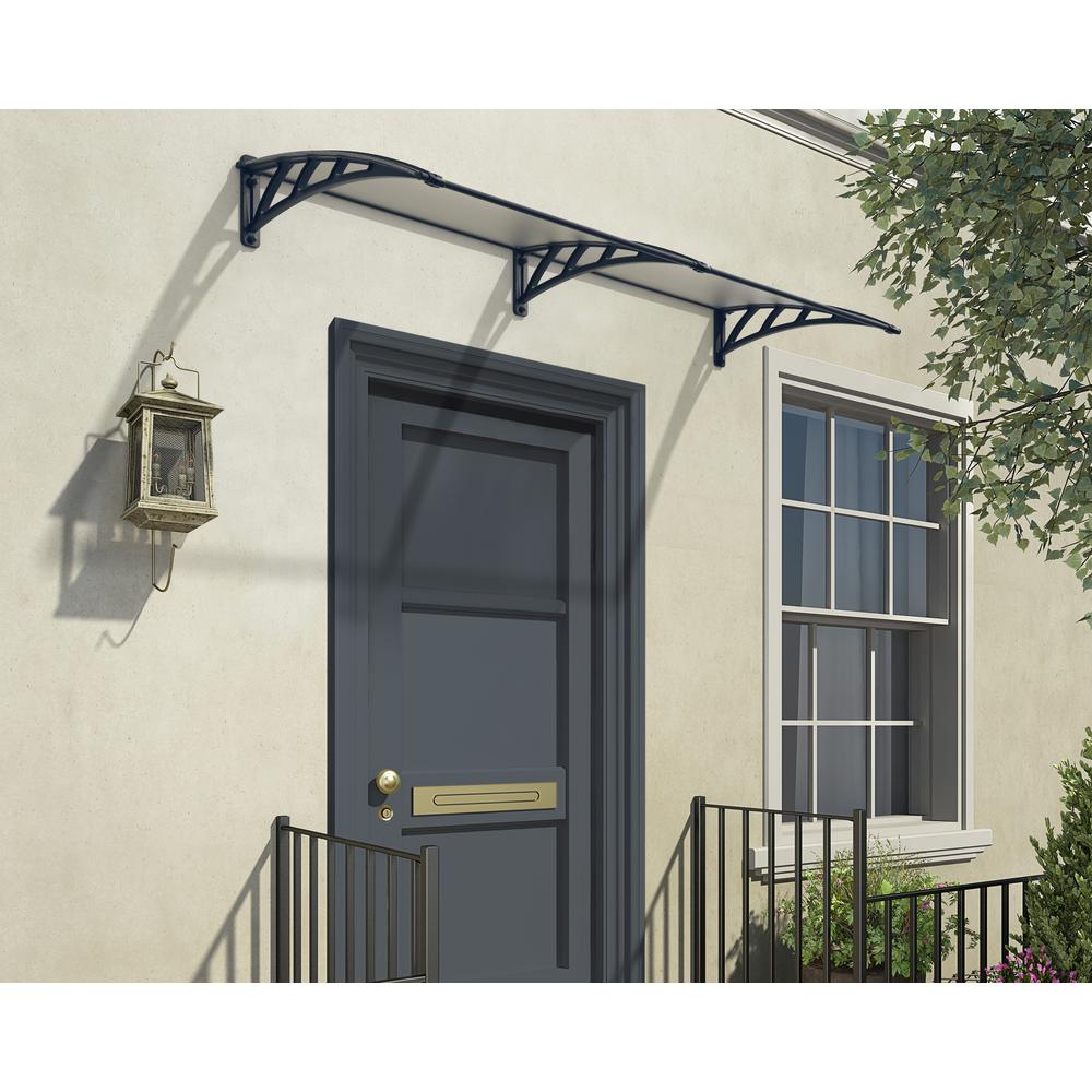 Neo 2360 8' x 3' Awning - Gray/Clear. Picture 4